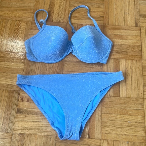 Blue Sparkly Bikini - Picture 1 of 1